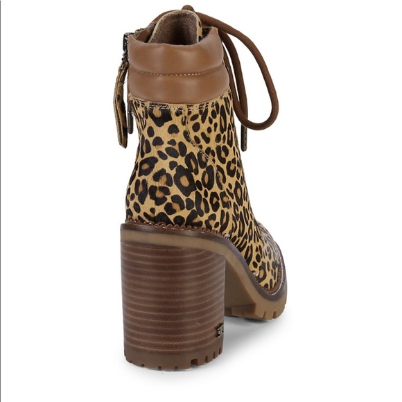 NIB Sam Edelman leopard combat boots - Picture 3 of 9